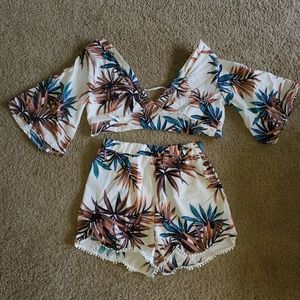 Two Peice Short Set